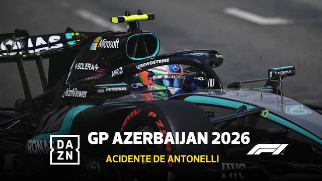 Antonelli ficou sem pneu e vida dificultada para a corrida em Baku