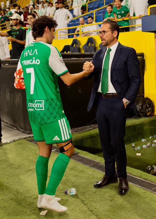 Rui Pedro Braz com Francisco Trincão (foto: Arquivo Pessoal)
