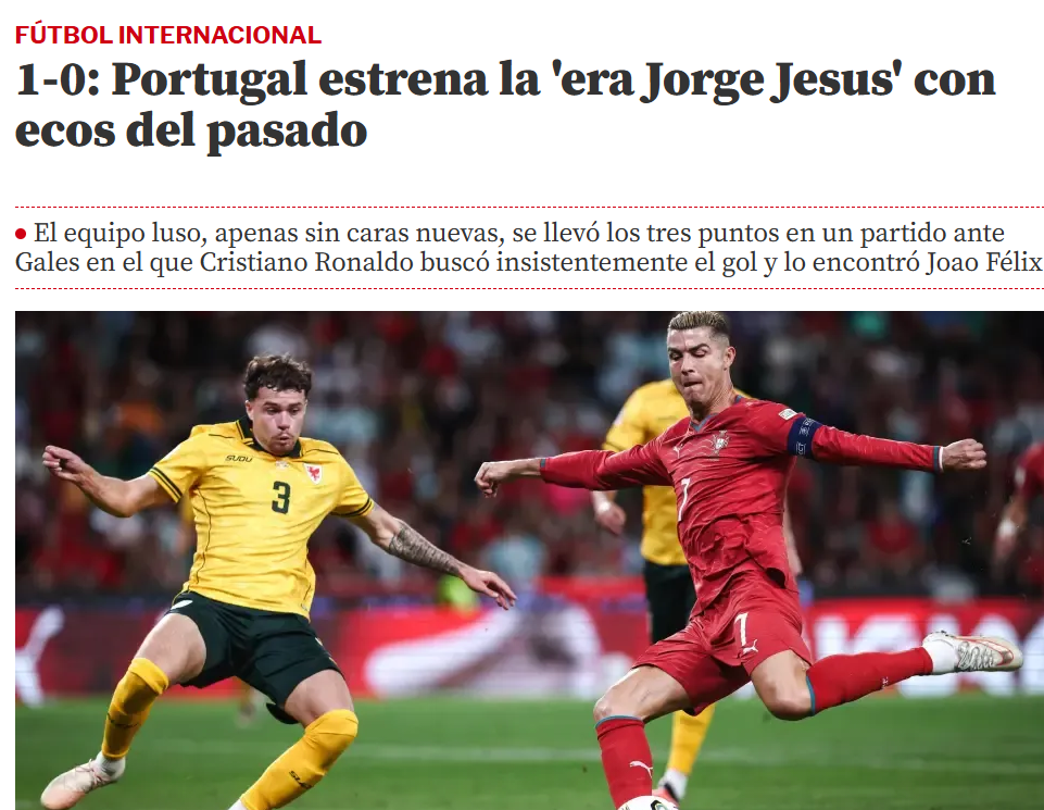 Mundo Deportivo - Portugal arranca era Jorge Jesus com ecos do passado