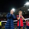 Aursnes e Schjelderup na seleção da Noruega (IMAGO)