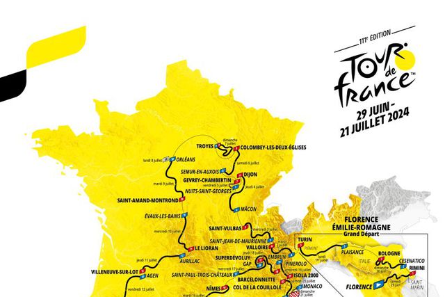 Conheça o percurso da Volta a França 2024