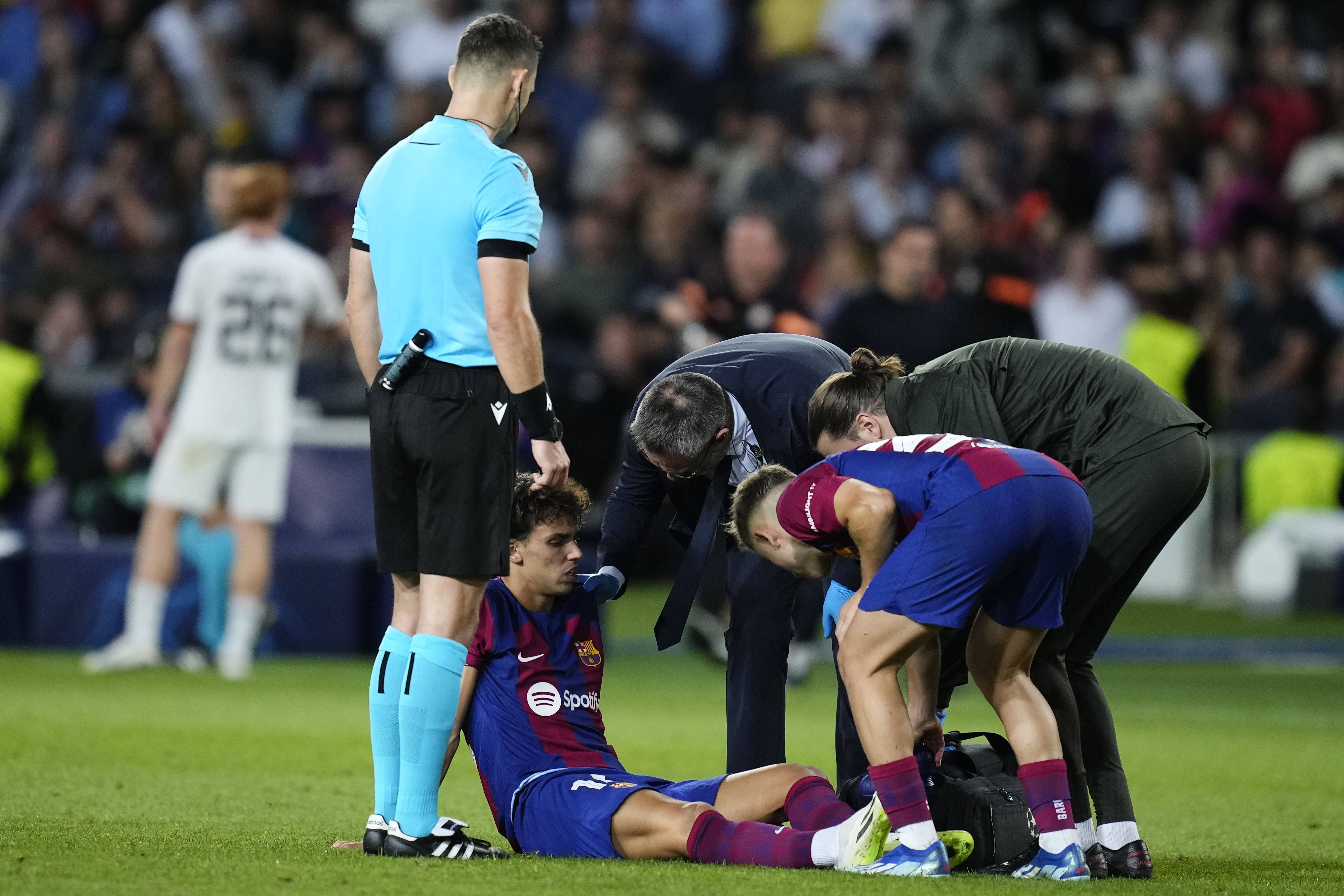 Ver: UEFA Champions League, Soam os alarmes: Félix sai lesionado em Direto