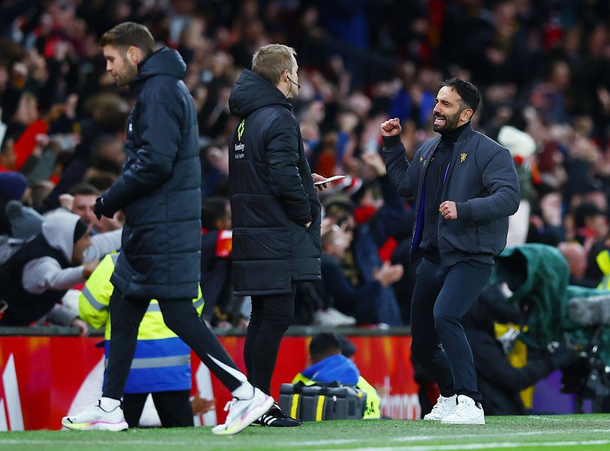 Ruben Amorim, treinador do Manchester United