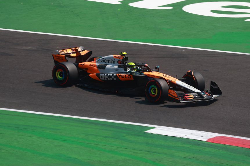 Lando Norris parte da primeira posição da grelha para o GP do México