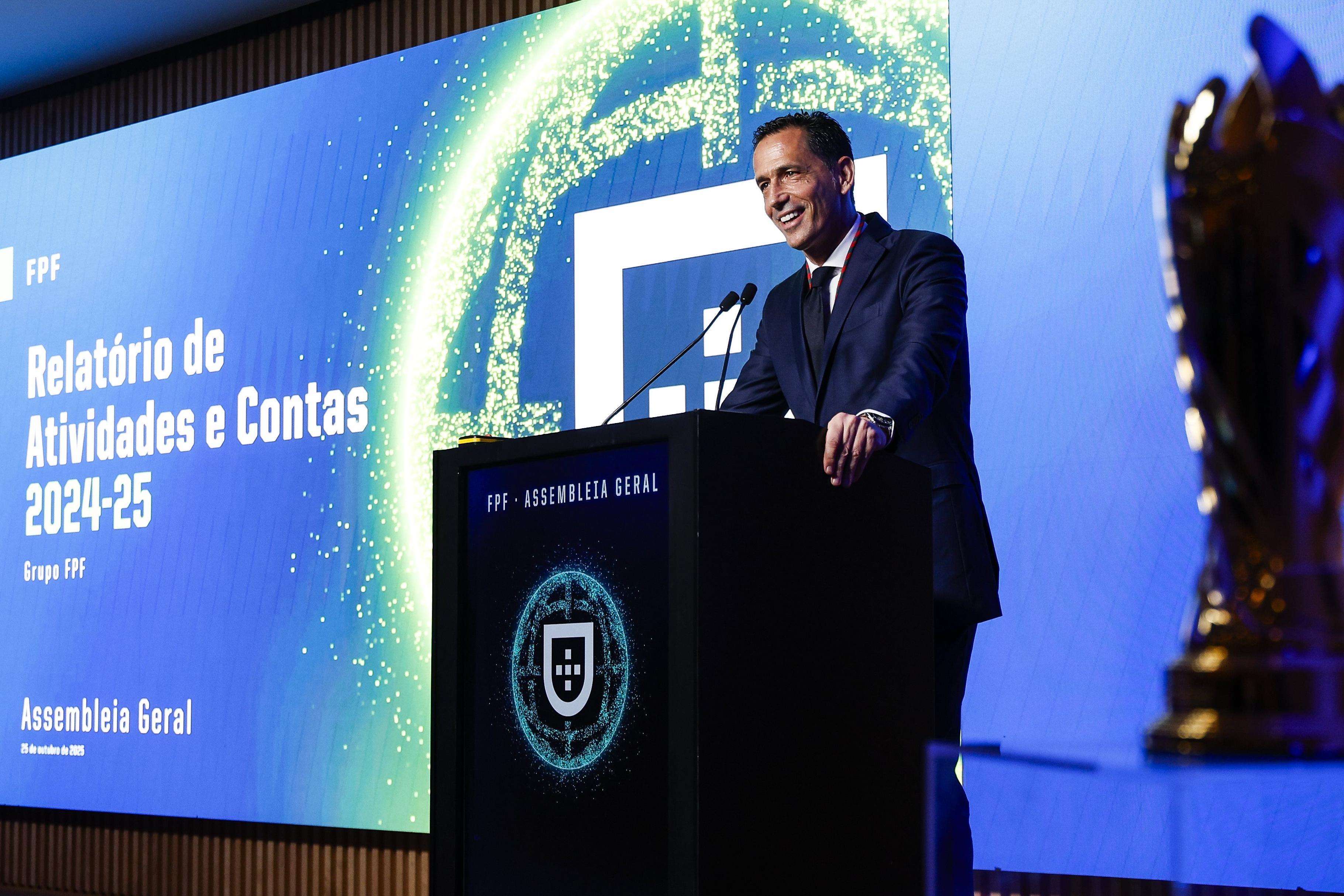 Pedro Proença, presidente da Federação Portuguesa de Futebol. FOTO FPF