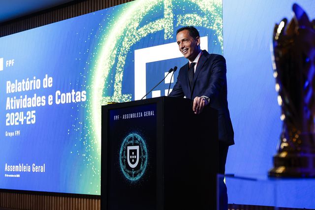 Pedro Proença, presidente da Federação Portuguesa de Futebol. FOTO FPF