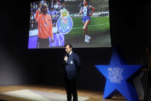André Villas-Boas no museu - FOTO: FC Porto