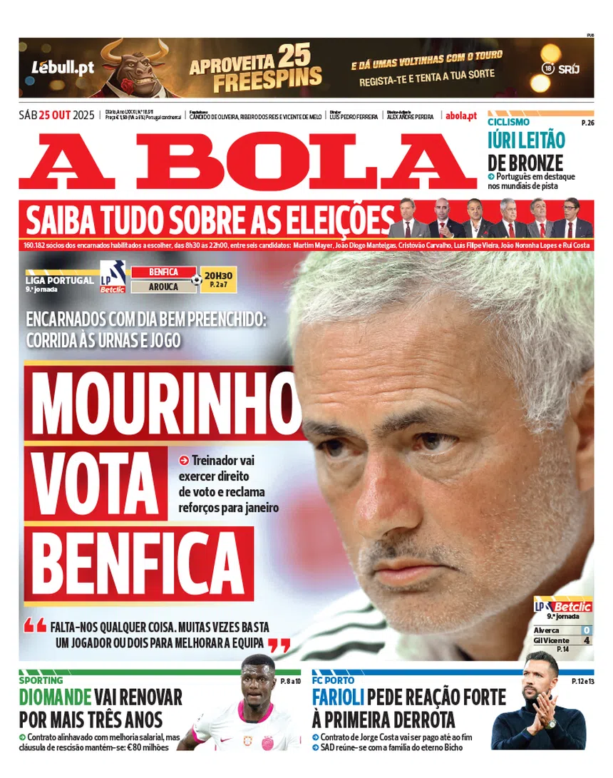 Dia 25! O dia do futebol