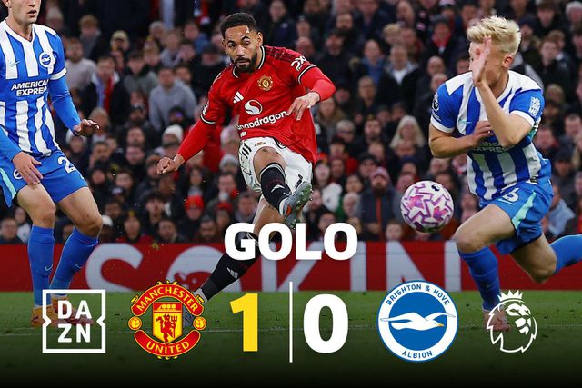 O golo de estreia de Matheus Cunha com a camisola do Manchester United