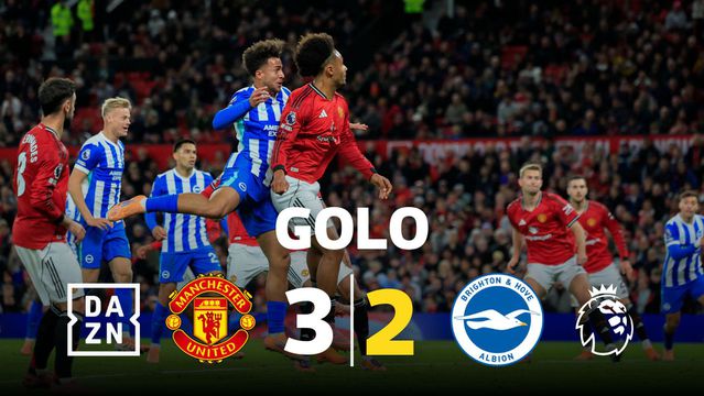 Brighton volta a marcar e emoção até ao fim em Old Trafford