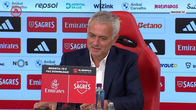 Mourinho dá os parabéns aos benfiquistas: «Um recorde do Mundo por goleada»