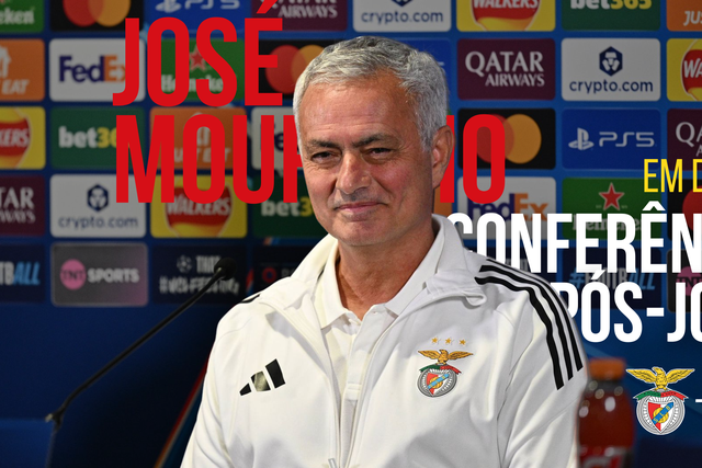 EM DIRETO: a análise de José Mourinho ao jogo com o Arouca