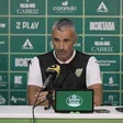 Técnico dos auriverdes acredita que a sua equipa pode bater o pé aos leões - Foto: CD Tondela