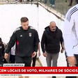 Jogadores e equipa técnica votaram na Casa do Benfica do Seixal