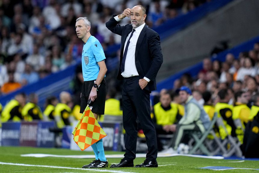 Igor Tudor, treinador da Juventus, em Madrid para a Champions