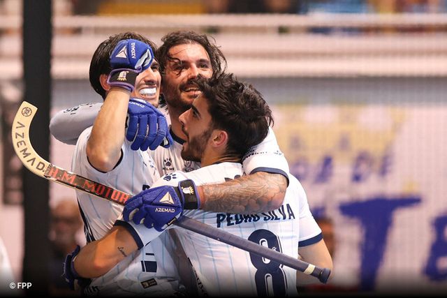 Pedro Silva marcou um dos seis golos do OC Barcelos (FPP)