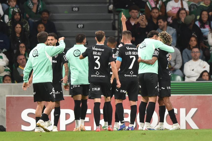 Festa do Académico de Viseu frente ao Sporting (Foto: Miguel Nunes)