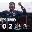 Ex-Benfica em destaque no regresso do Newcastle às vitórias