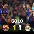 Raphinha marca, o Camp Nou vai à loucura e está tudo em aberto no El Clásico!