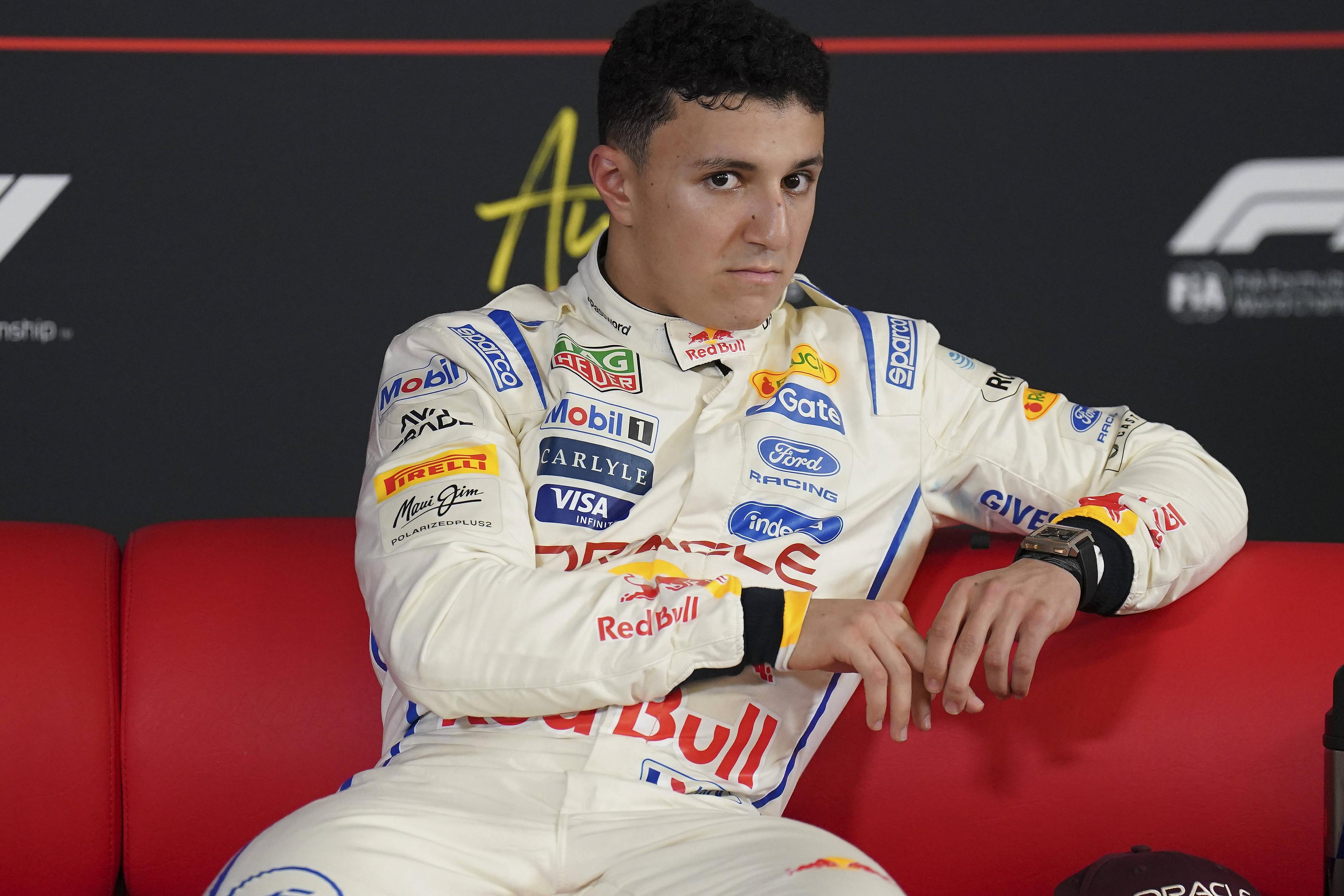 Isack Hadjar está na Red Bull desde 2023, tendo subido ao pódio e três ocasiões em 37 grandes prémios       Fotografia Imago