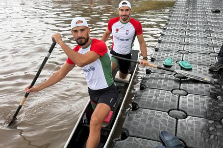 Canoístas portugueses Rui Lacerda e Ricardo Coelho (foto FPC)