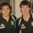 Marcelo Bravo com Messi em 2005