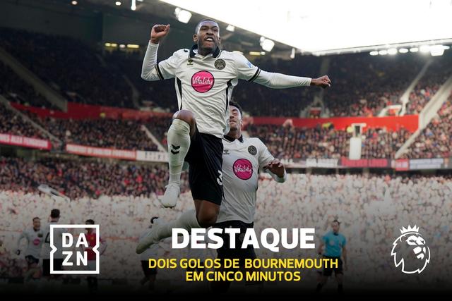 Teatro dos pesadelos! Man. United desaba e sofre dois golos em cinco minutos
