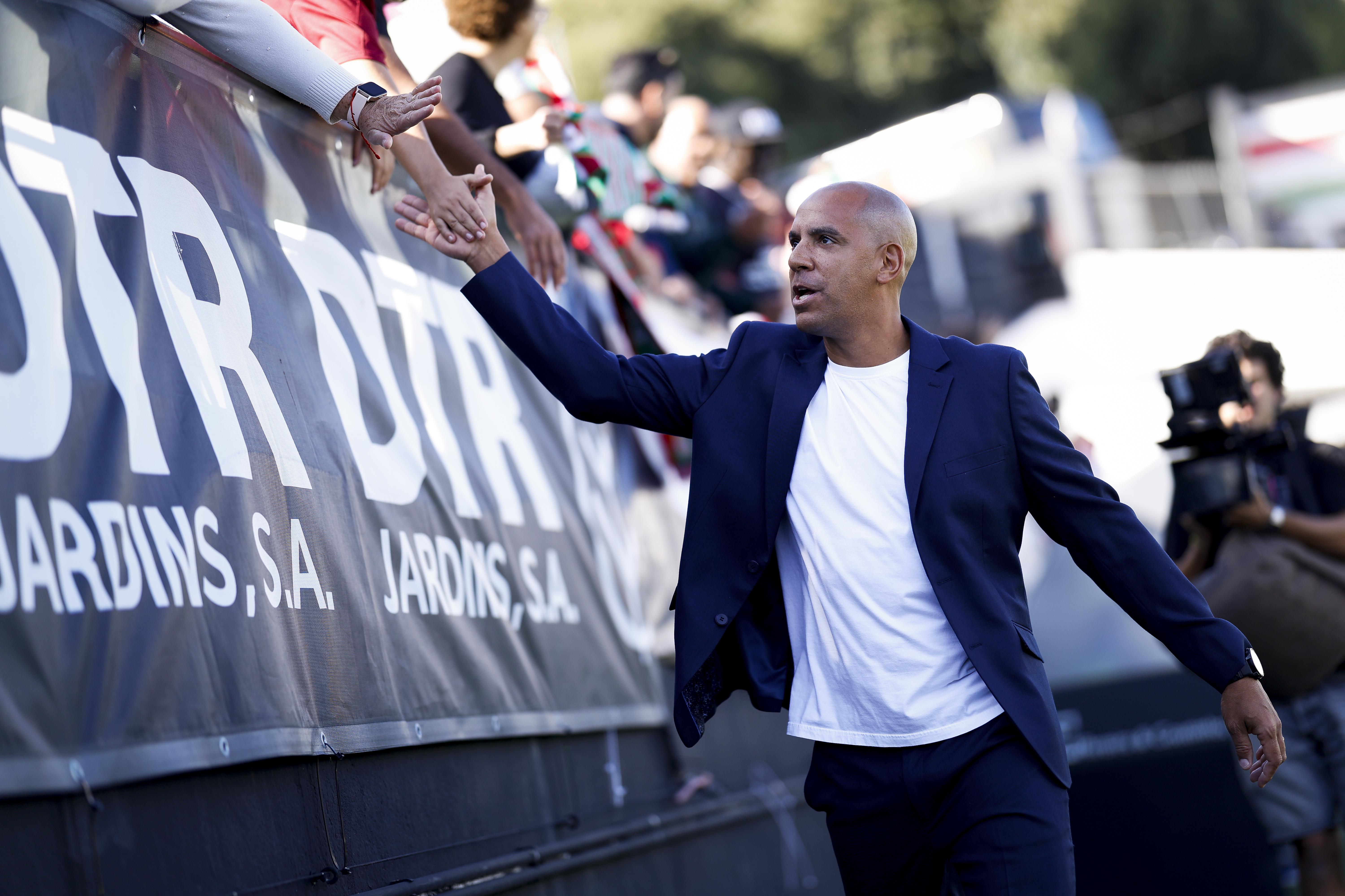 Pepa teve entrada triunfal no Estrela da Amadora, mas últimos jogos da Liga não têm sido positivos — Foto: Filipe Amorim/LUSA