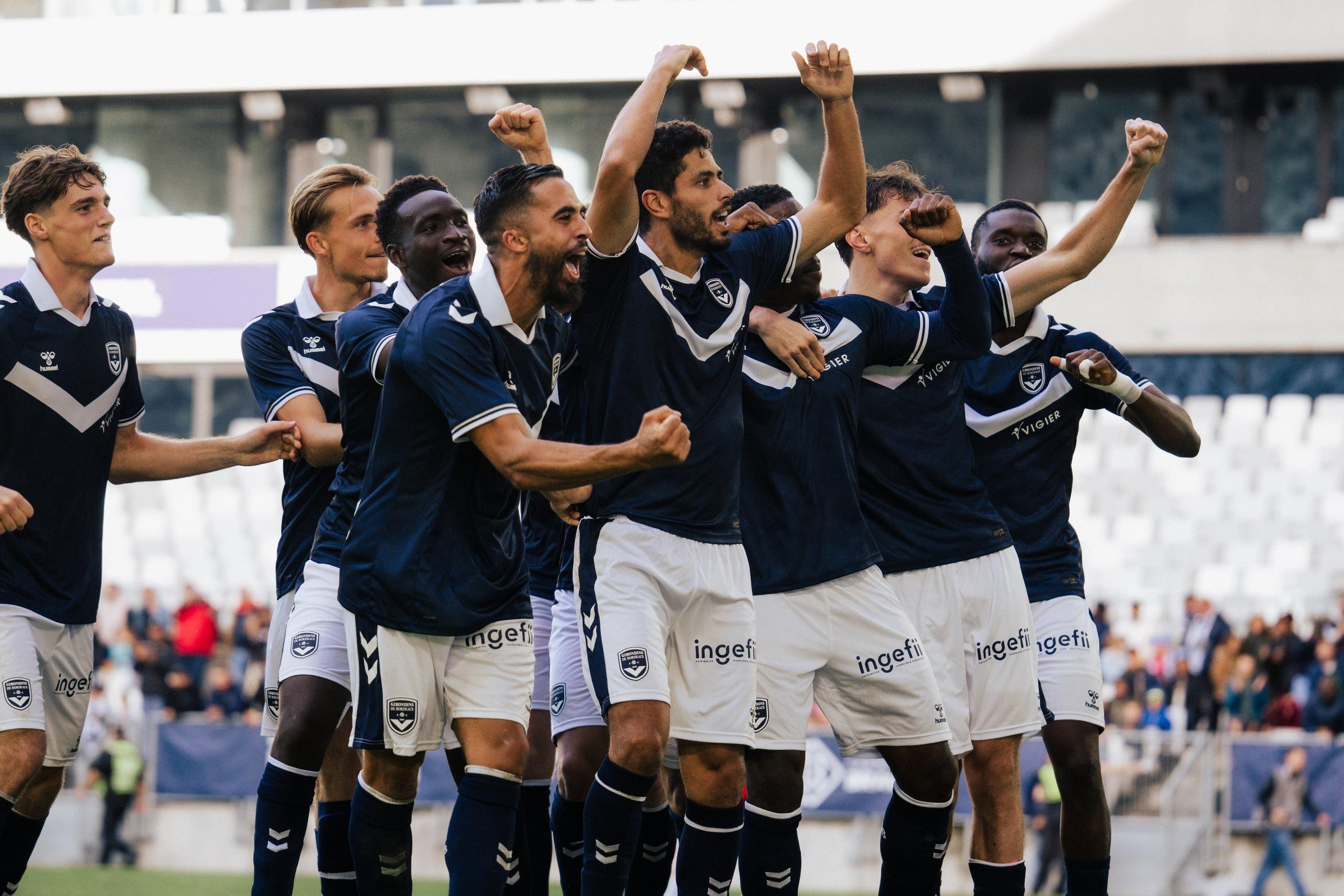 Festejos dos jogadores com os adeptos - Foto: Bordéus