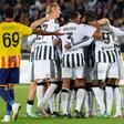 Festejos da Juventus frente ao Lecce