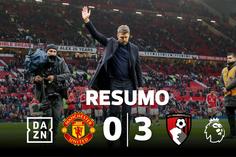 Bruno Fernandes fica no banco e o Man. United é atropelado pelo Bournemouth (resumo)