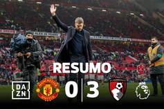 Bruno Fernandes fica no banco e o Man. United é atropelado pelo Bournemouth (resumo)