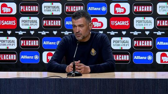 A reação de Sérgio Conceição à vitória sobre o Montalegre