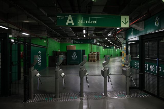 Alvalade totalmente equipado com novos torniquetes