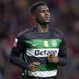 Diomande em ação com a camisola do Sporting