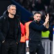 Farioli impôs a primeira derrota a Luis Enrique no comando técnico do PSG