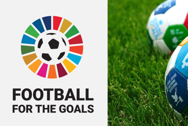 Símbolo do 'Football for the Goals'