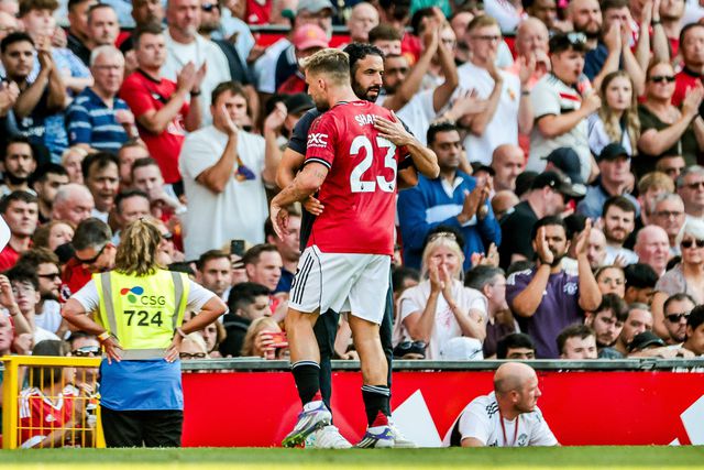 Ruben Amorim e Luke Shaw