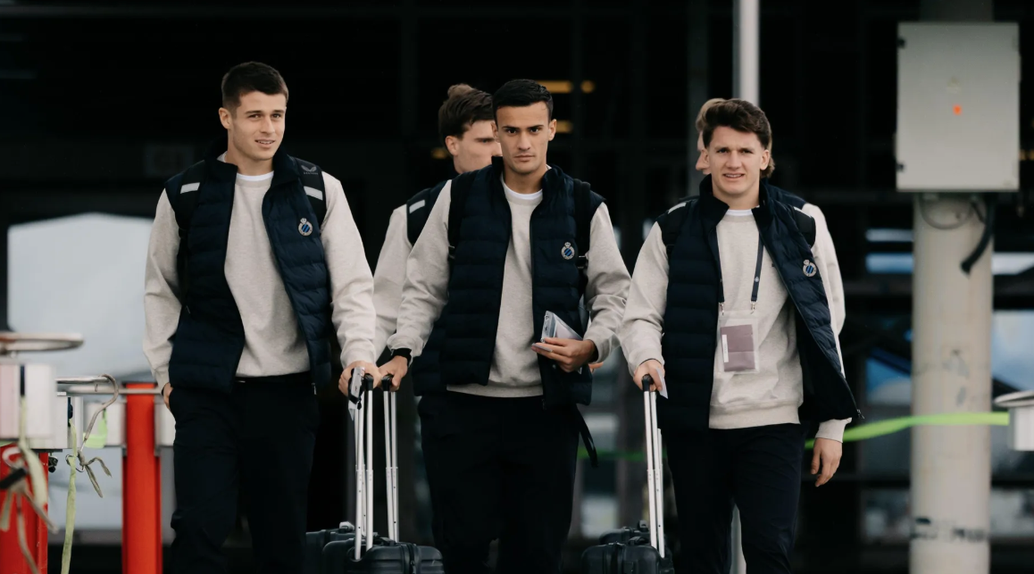 A comitiva do Brugge - Foto: Club Brugge