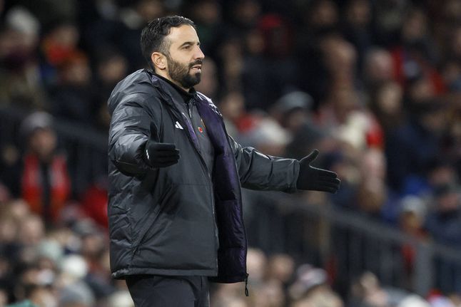 Ruben Amorim, treinador do Manchester United