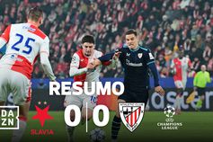 Athletic Bilbao perdeu quatro grandes oportunidades em Praga (resumo)