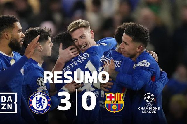 Chelsea agigantou-se frente a um Barcelona... 'pequenino' (resumo)