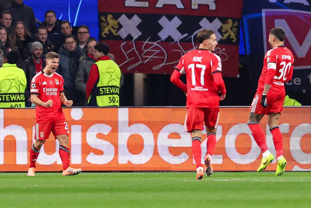Segundo golo de Dahl com a camisola do Benfica - Foto: IMAGO