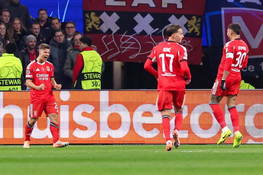 Segundo golo de Dahl com a camisola do Benfica - Foto: IMAGO