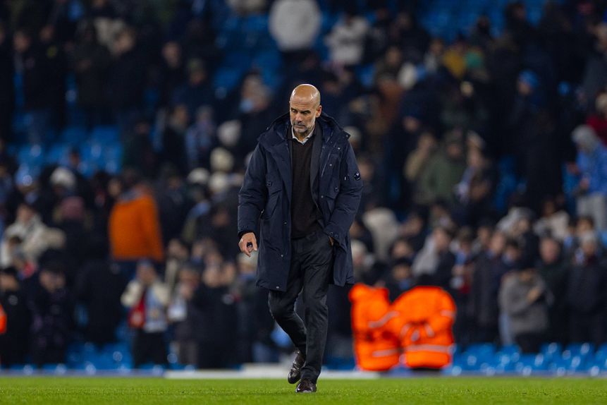 Pep Guardiola falou após a derrota frente ao Bayer Leverkusen. Foto: IMAGO