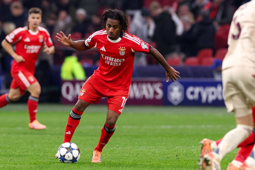 Barreiro fez o segundo golo do Benfica, aos 90 minutos. Foto: IMAGO