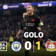 Leverkusen a ganhar em Manchester: Grimaldo choca City e Guardiola