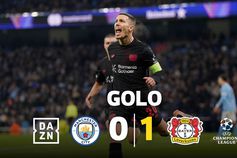 Leverkusen a ganhar em Manchester: Grimaldo choca City e Guardiola