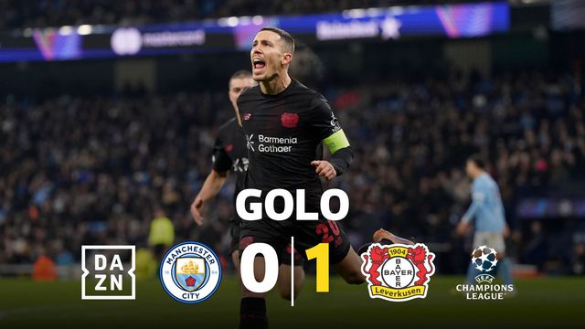 Leverkusen a ganhar em Manchester: Grimaldo choca City e Guardiola