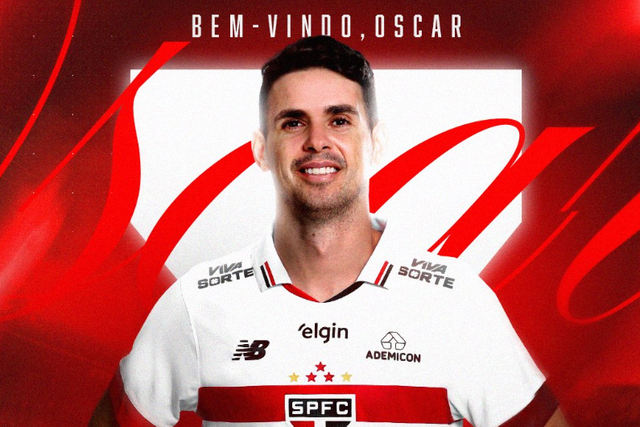 Oficial: Oscar (lembra-se?) está de regresso ao Brasil